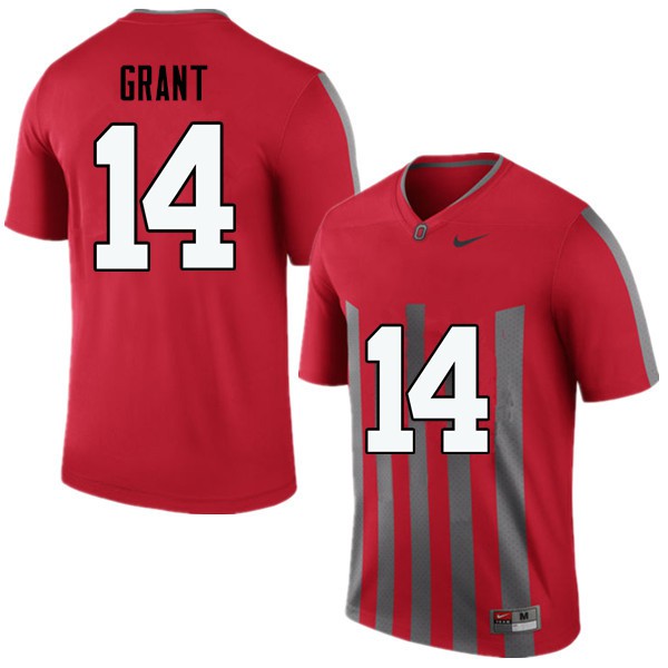 Ohio State Buckeyes #14 Curtis Grant Men Stitched Jersey Throwback